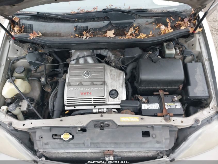 1999 Lexus Rx 300 VIN: JT6HF10U1X0048621 Lot: 43716394