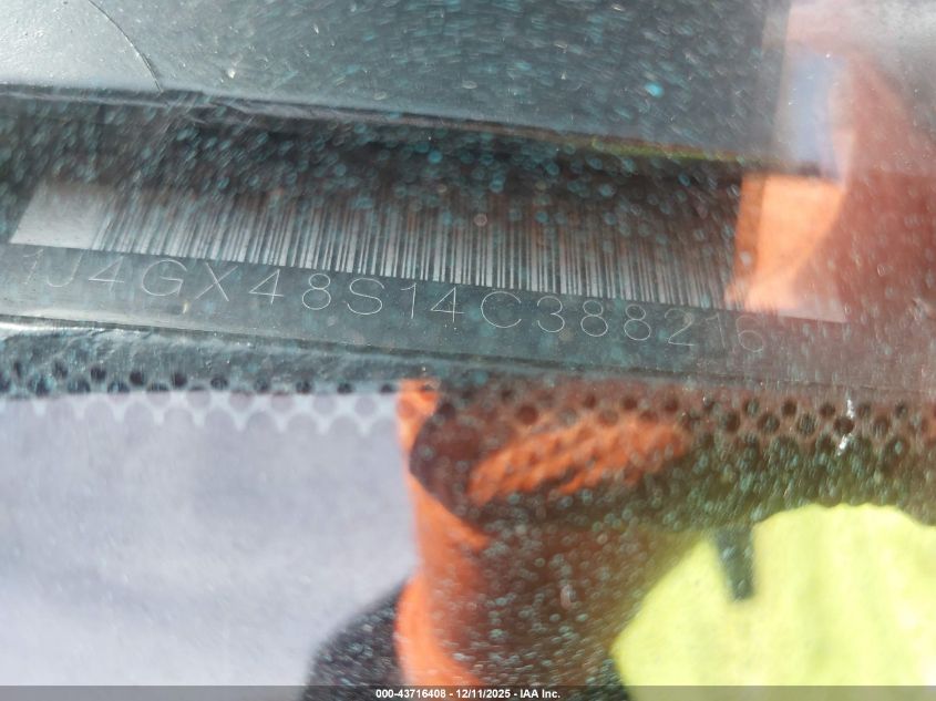 2004 Jeep Grand Cherokee Laredo VIN: 1J4GX48S14C388216 Lot: 43716408