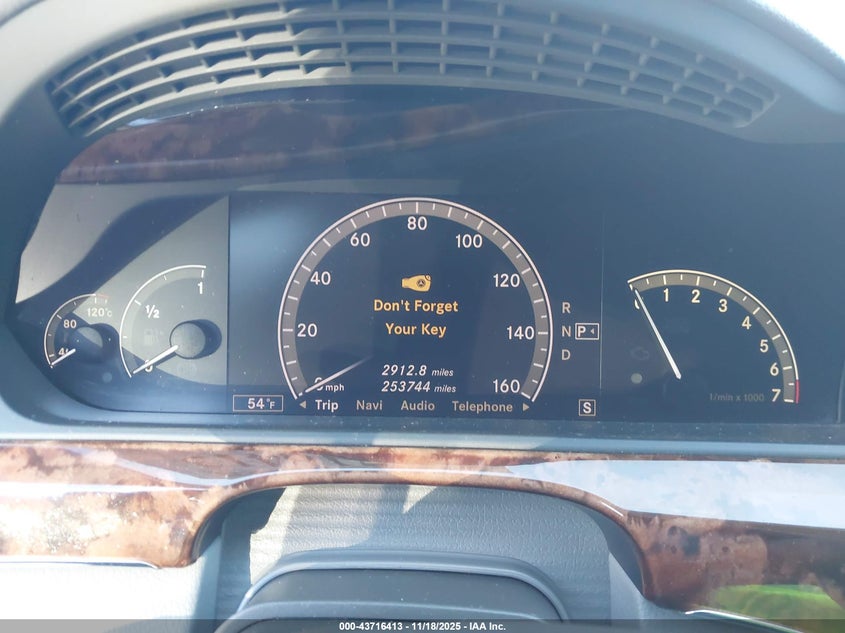 2008 Mercedes-Benz S 550 4Matic VIN: WDDNG86X98A190123 Lot: 43716413