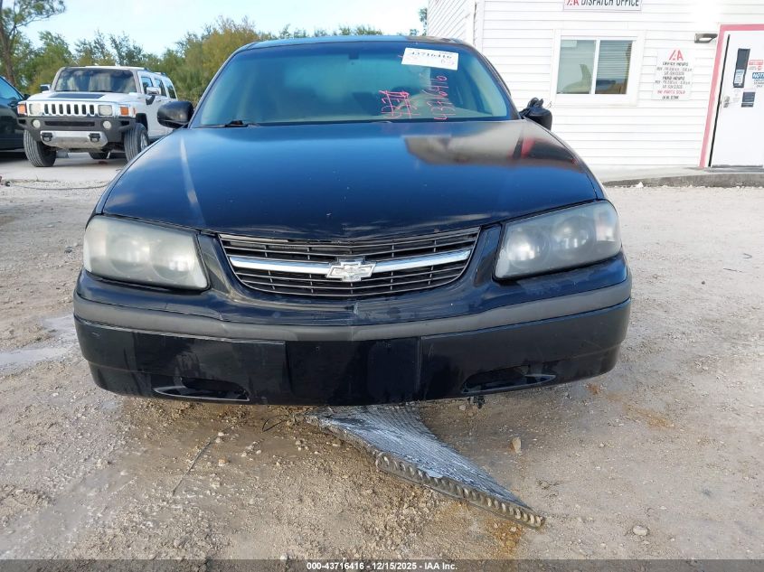 2003 Chevrolet Impala VIN: 2G1WF52K339292153 Lot: 43716416