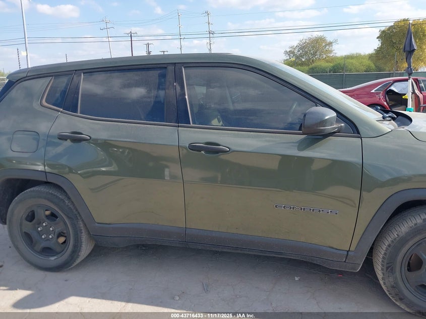 2020 Jeep Compass Sport Fwd VIN: 3C4NJCAB3LT162751 Lot: 43716433
