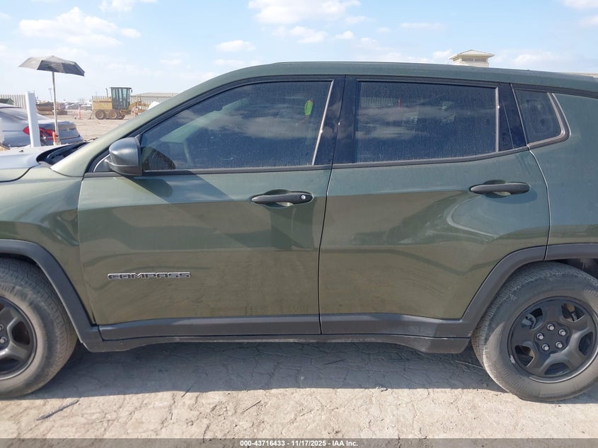 2020 Jeep Compass Sport Fwd VIN: 3C4NJCAB3LT162751 Lot: 43716433