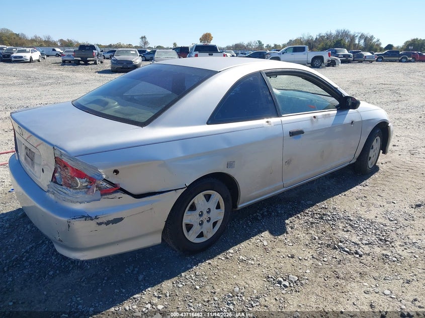 2004 Honda Civic Vp VIN: 1HGEM22124L081164 Lot: 43716462