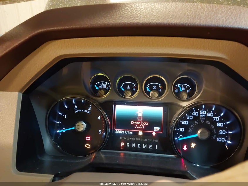 2013 Ford F-250 Lariat VIN: 1FT7W2BT1DEA59471 Lot: 43716476