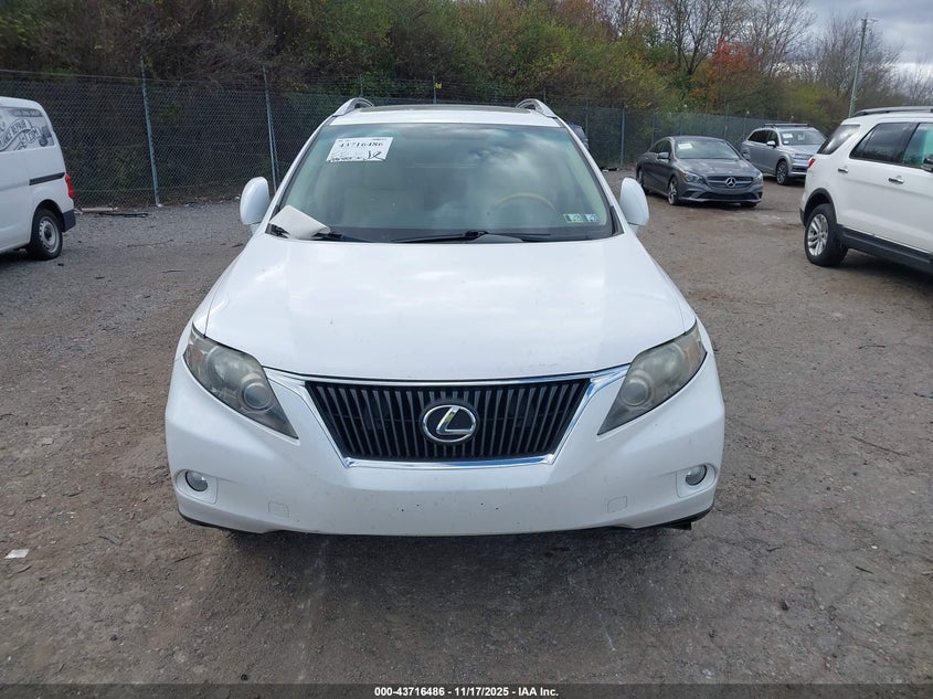 2011 Lexus Rx 350 VIN: 2T2BK1BAXBC082578 Lot: 43716486