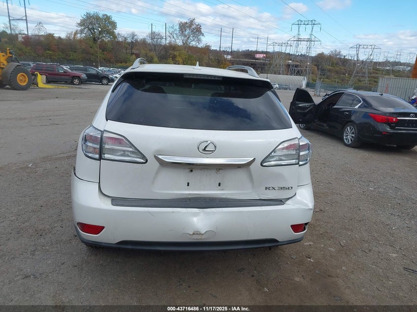 2011 Lexus Rx 350 VIN: 2T2BK1BAXBC082578 Lot: 43716486