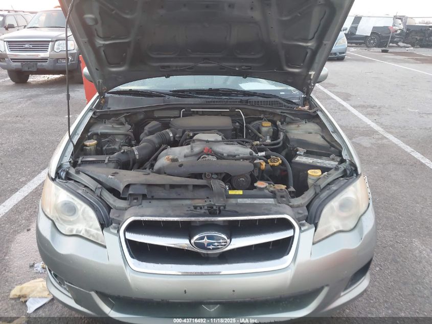 2009 Subaru Legacy 2.5I VIN: 4S3BL616197235193 Lot: 43716492