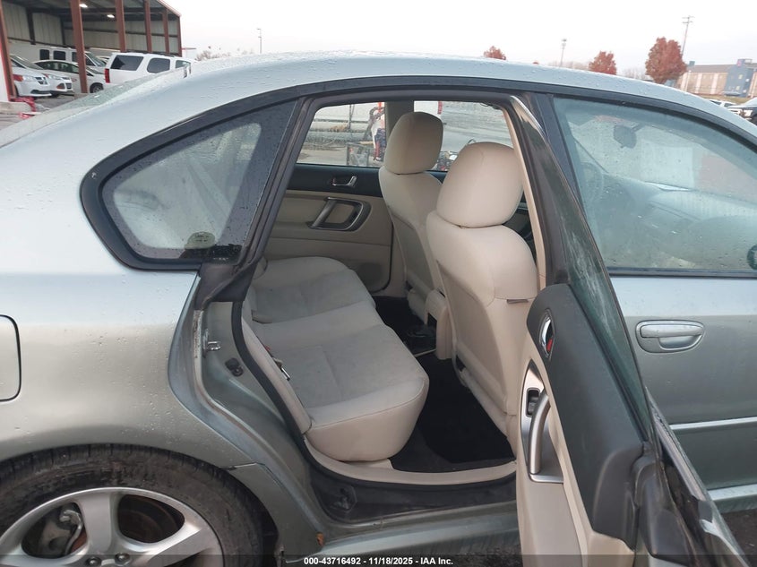 2009 Subaru Legacy 2.5I VIN: 4S3BL616197235193 Lot: 43716492