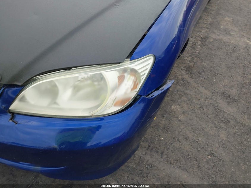 2004 Honda Civic Vp VIN: 1HGEM22114L046289 Lot: 43716499