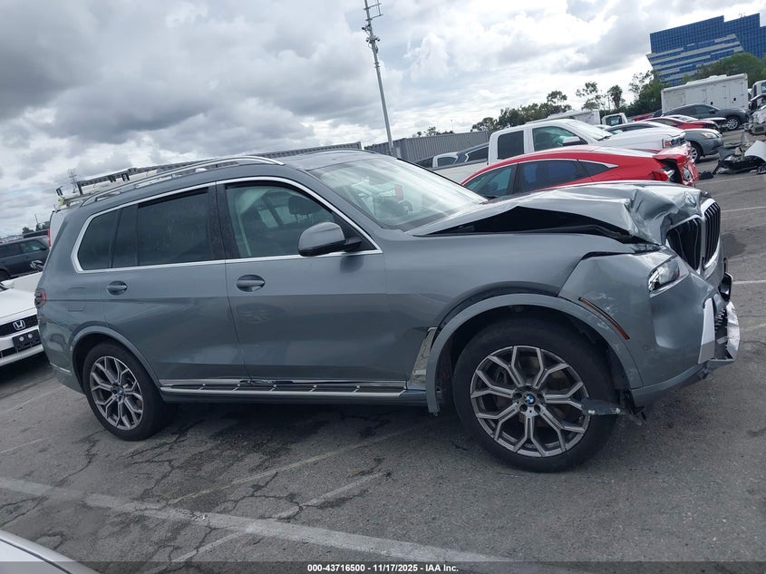 2025 BMW X7 xDrive40I VIN: 5UX23EM08S9W25721 Lot: 43716500