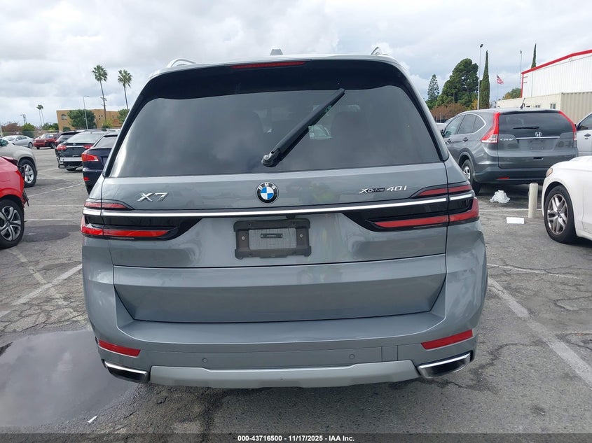 2025 BMW X7 xDrive40I VIN: 5UX23EM08S9W25721 Lot: 43716500
