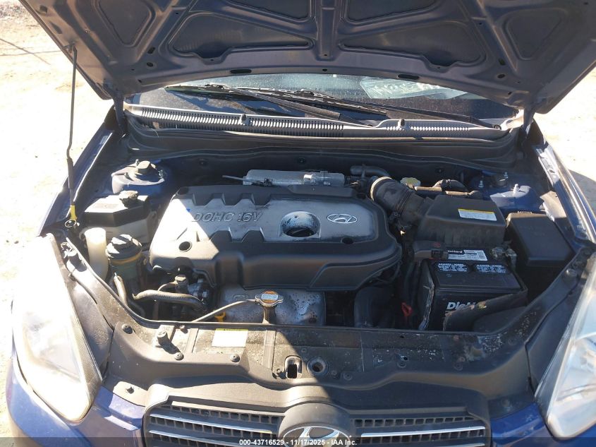 2006 Hyundai Accent Gls VIN: KMHCN46C86U022865 Lot: 43716529