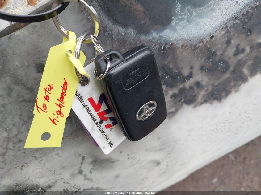 2008 Toyota Highlander Hybrid Limited VIN: JTEEW44A282008031 Lot: 43716568