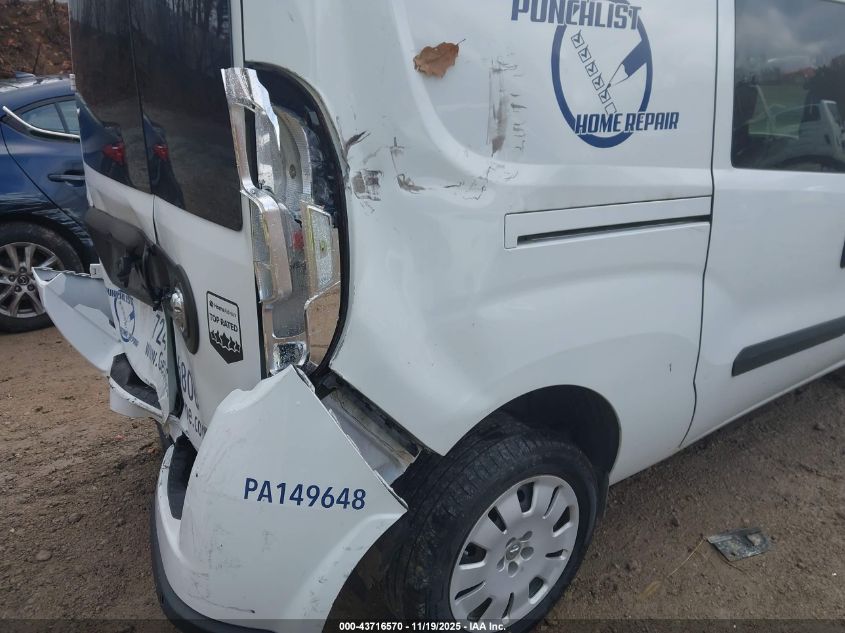 2021 Ram Promaster City Slt VIN: ZFBHRFBB2M6V75149 Lot: 43716570