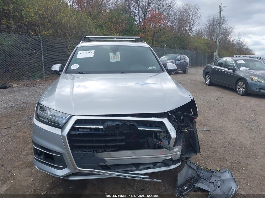 2018 Audi Q7 3.0T Premium VIN: WA1LAAF72JD008156 Lot: 43716588