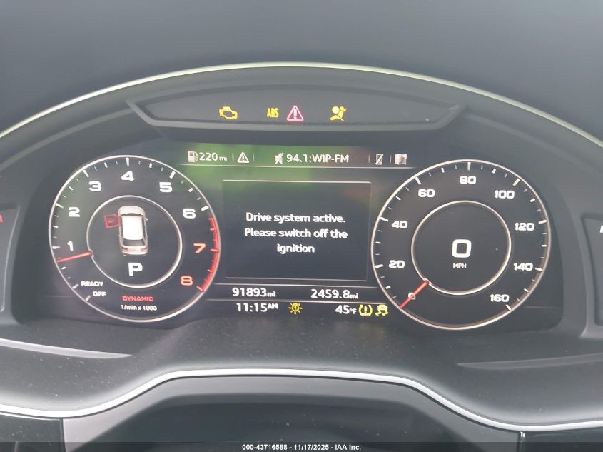 2018 Audi Q7 3.0T Premium VIN: WA1LAAF72JD008156 Lot: 43716588