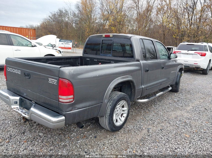 2002 Dodge Dakota Slt VIN: 1B7HL48N52S705482 Lot: 43716592