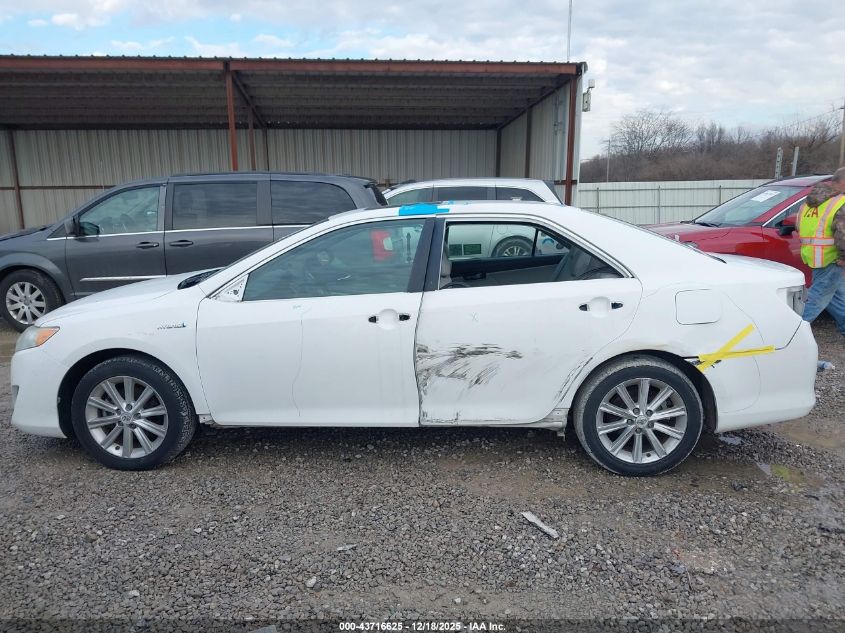 2012 Toyota Camry Hybrid Xle VIN: 4T1BD1FK6CU012626 Lot: 43716625