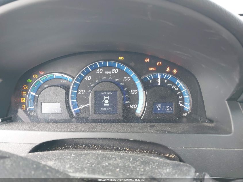 2012 Toyota Camry Hybrid Xle VIN: 4T1BD1FK6CU012626 Lot: 43716625