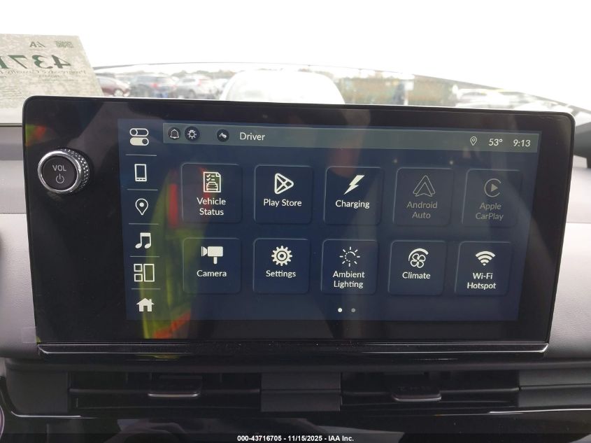 2025 Honda Prologue Elite VIN: 3GPKHZRJXSS504308 Lot: 43716705