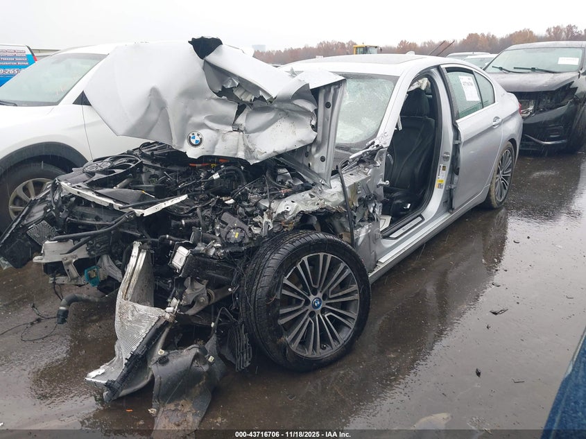 2019 BMW 530E xDrive Iperformance VIN: WBAJB1C58KB376235 Lot: 43716706