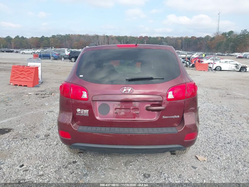 2008 Hyundai Santa Fe Gls VIN: 5NMSG13D38H178697 Lot: 43716810