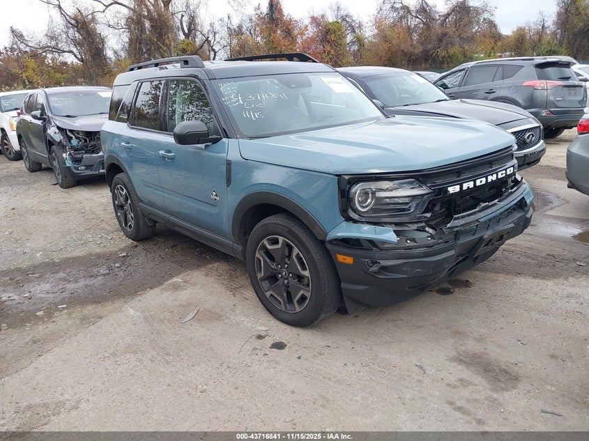 2022 FORD BRONCO SPORT OUTER BANKS - 3FMCR9C66NRE28925