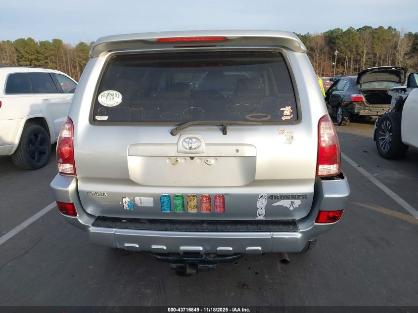 2005 Toyota 4Runner Limited V8 VIN: JTEBT17R050046005 Lot: 43716849