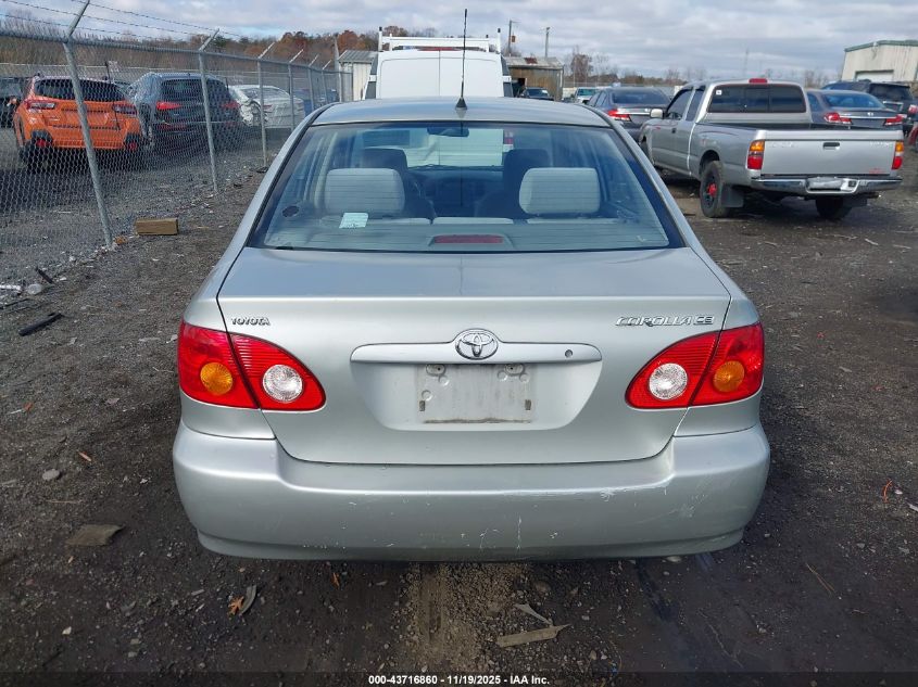 2004 Toyota Corolla Ce/Le/S VIN: 2T1BR32E340257528 Lot: 43716860