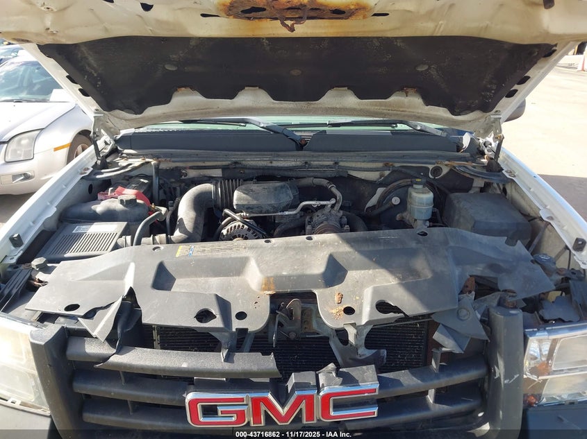 2008 GMC Sierra 1500 Work Truck VIN: 1GTEC14X48Z332833 Lot: 43716862