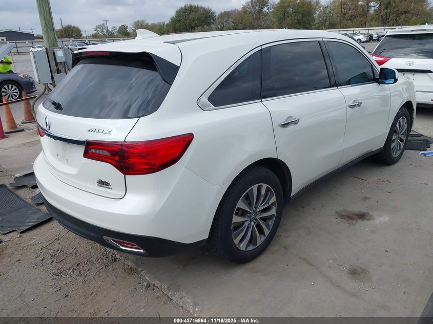 5FRYD4H40EB010556 2014 ACURA MDX photo no. 4