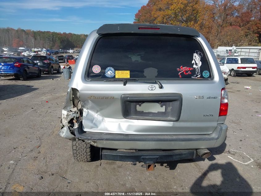 2001 Toyota 4Runner Sr5 V6 VIN: JT3HN86R310329922 Lot: 43717016