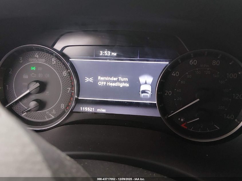 2021 Nissan Armada Sl 4Wd VIN: JN8AY2BB2M9793606 Lot: 43717052