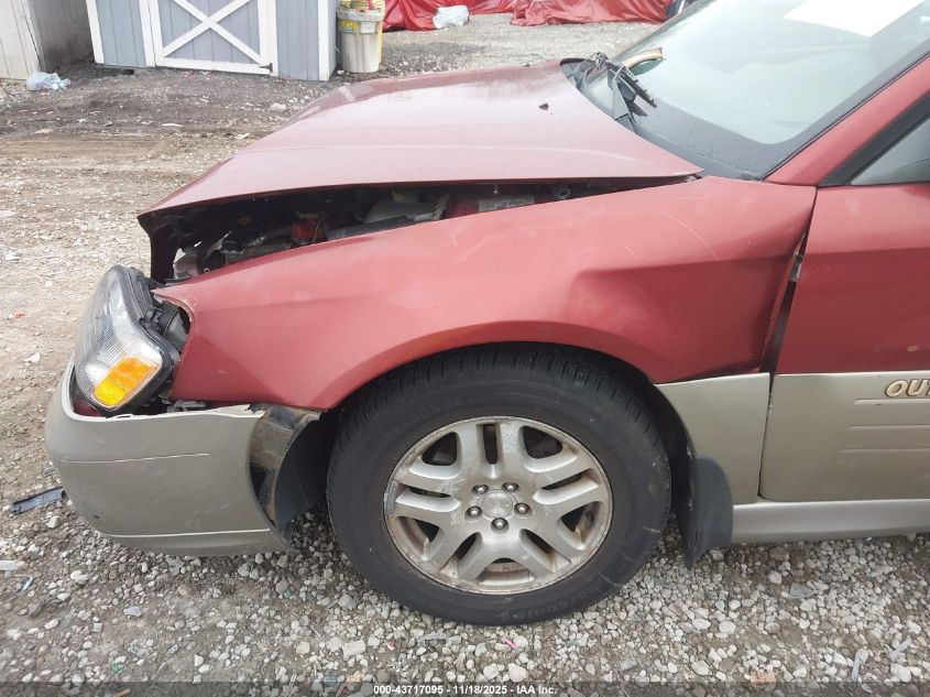 2002 Subaru Outback VIN: 4S3BH675227648536 Lot: 43717095