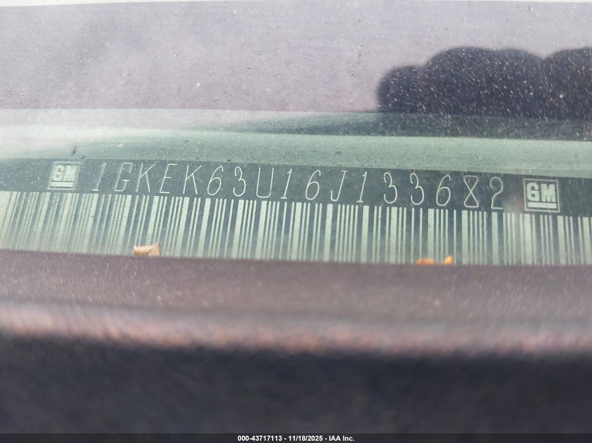 2006 GMC Yukon Denali VIN: 1GKEK63U16J133682 Lot: 43717113