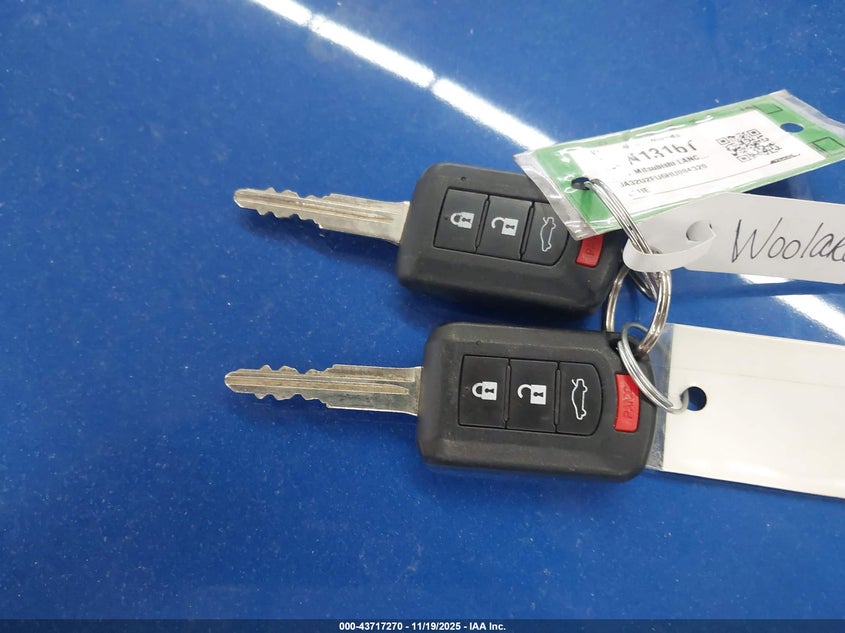 2017 Mitsubishi Lancer Es/Le VIN: JA32U2FU6HU004320 Lot: 43717270