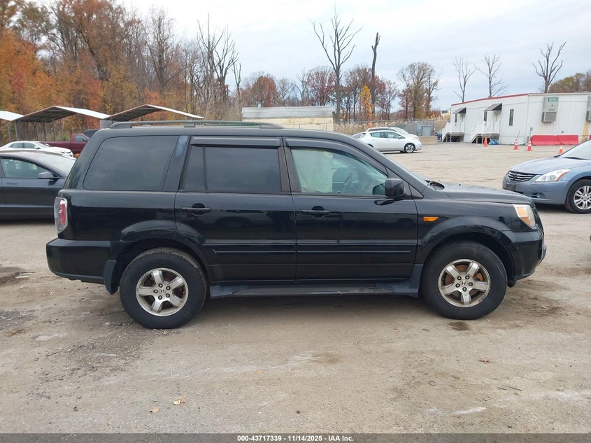 2007 Honda Pilot Ex-L VIN: 2HKYF186X7H516721 Lot: 43717339