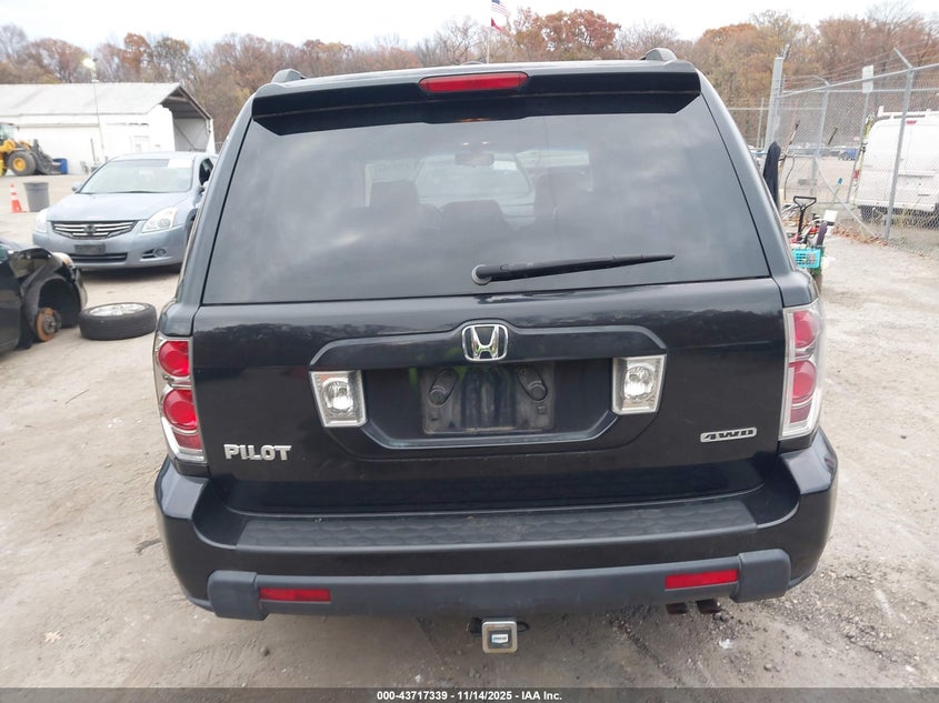 2007 Honda Pilot Ex-L VIN: 2HKYF186X7H516721 Lot: 43717339