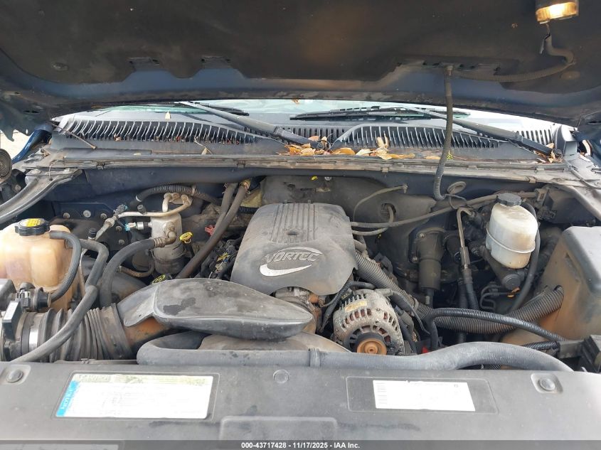 2001 Chevrolet Silverado 2500Hd Ls VIN: 1GCHC23U21F134186 Lot: 43717428