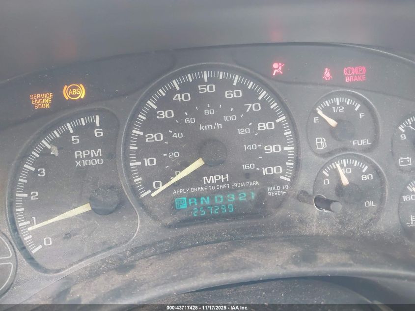 2001 Chevrolet Silverado 2500Hd Ls VIN: 1GCHC23U21F134186 Lot: 43717428