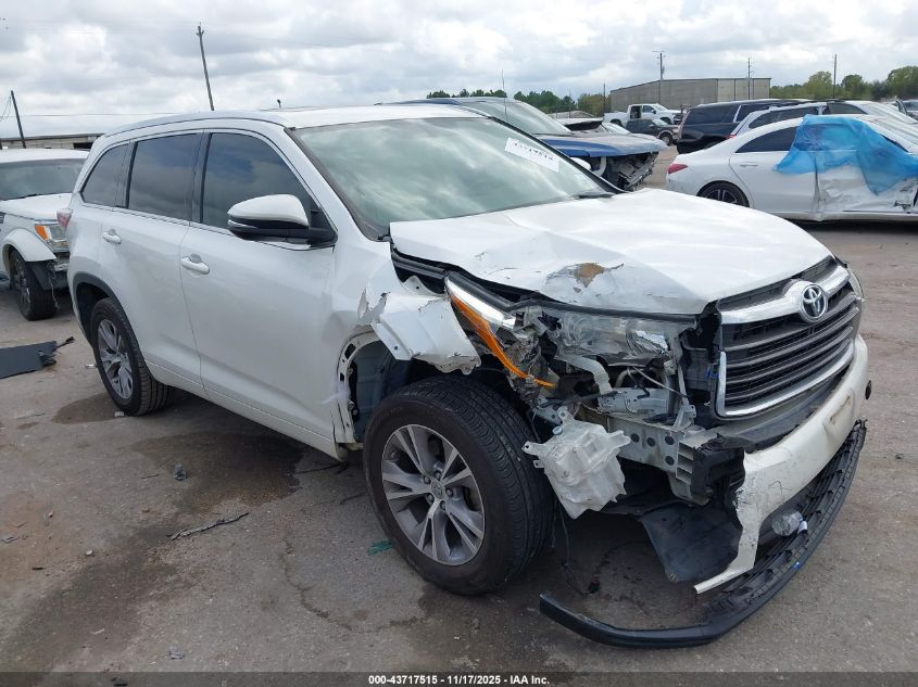 TOYOTA HIGHLANDER XLE V6