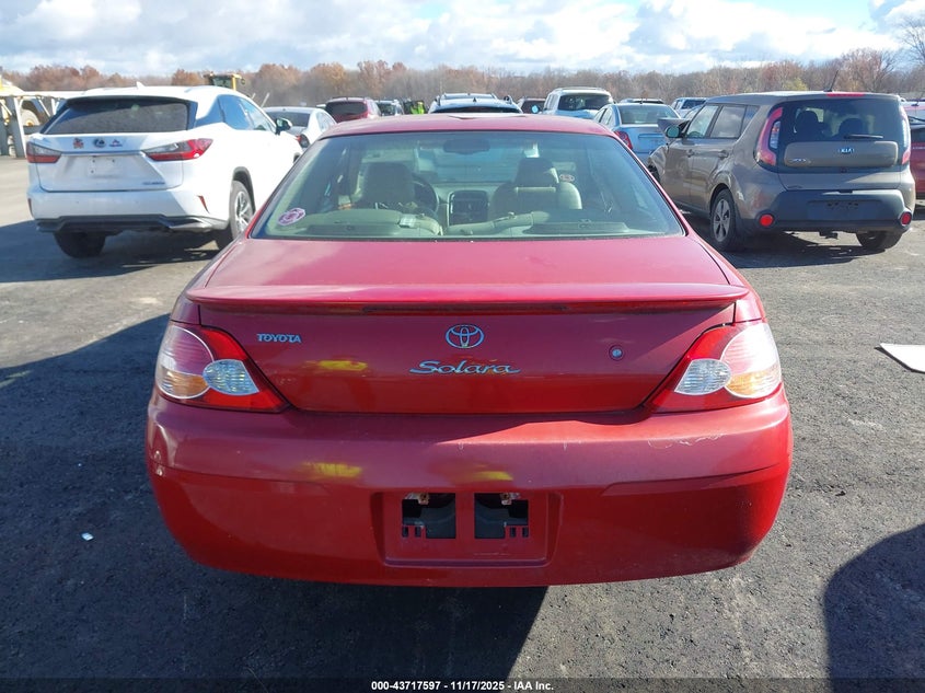 2002 Toyota Camry Solara Sle V6 VIN: 2T1CF22PX2C600437 Lot: 43717597