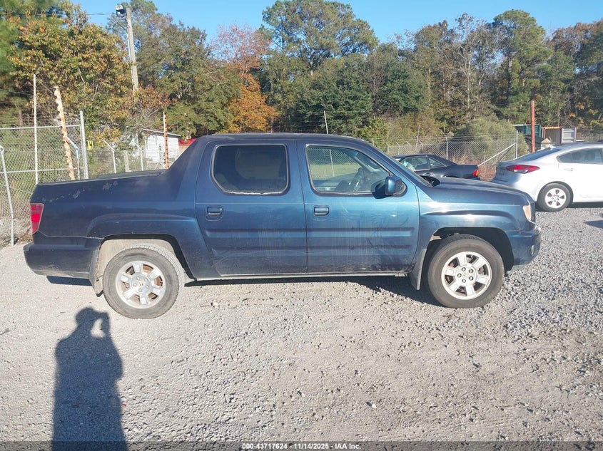 2009 Honda Ridgeline Rts VIN: 5FPYK16469B102860 Lot: 43717624