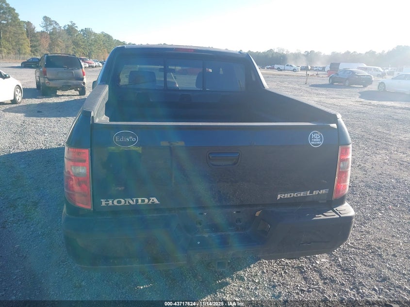 2009 Honda Ridgeline Rts VIN: 5FPYK16469B102860 Lot: 43717624