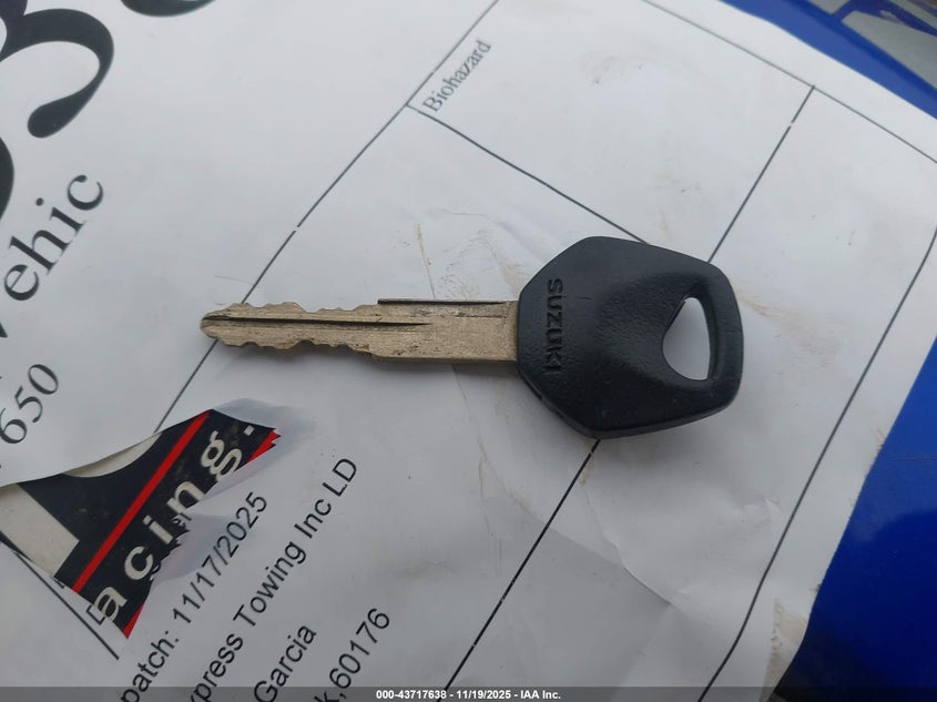 2000 Suzuki Sv650 VIN: JS1VP52A4Y2100200 Lot: 43717638