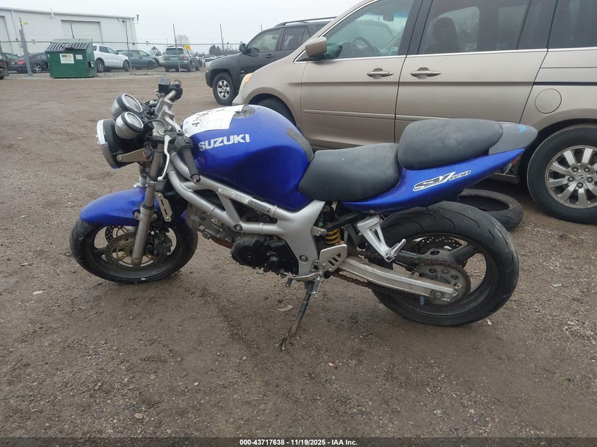 2000 Suzuki Sv650 VIN: JS1VP52A4Y2100200 Lot: 43717638
