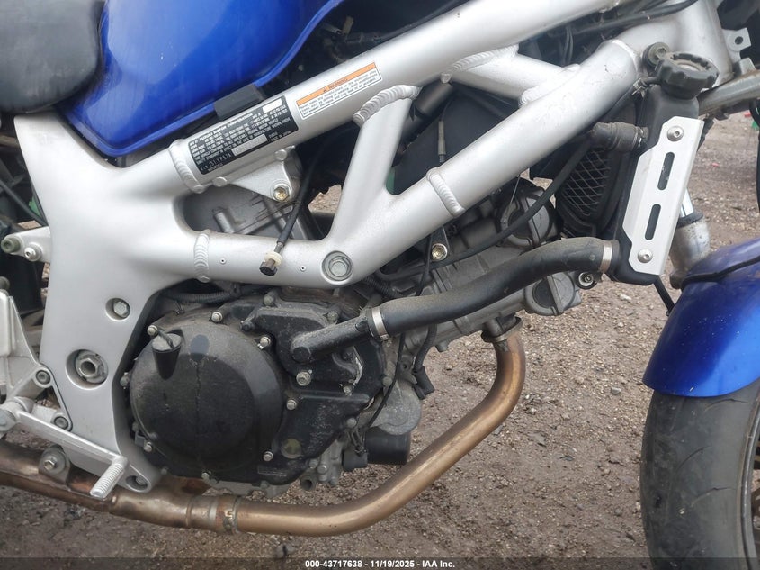2000 Suzuki Sv650 VIN: JS1VP52A4Y2100200 Lot: 43717638