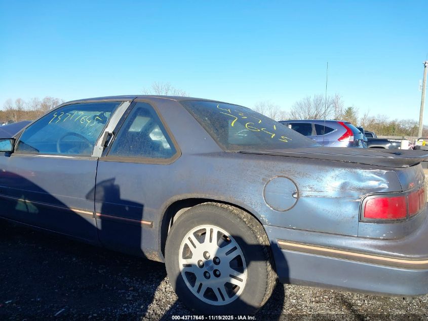 1993 Chevrolet Lumina Euro VIN: 2G1WN14T6P9116348 Lot: 43717645