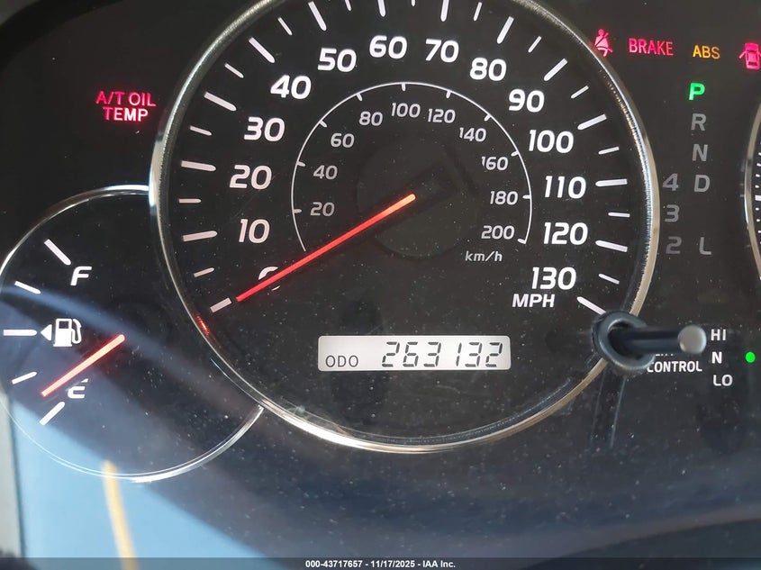 2005 Lexus Gx 470 VIN: JTJBT20X450092663 Lot: 43717657