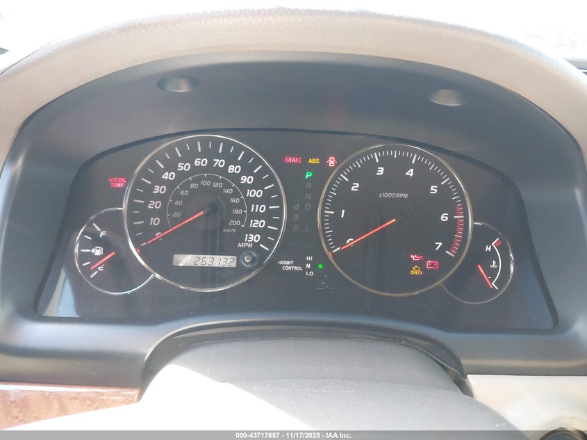 2005 Lexus Gx 470 VIN: JTJBT20X450092663 Lot: 43717657